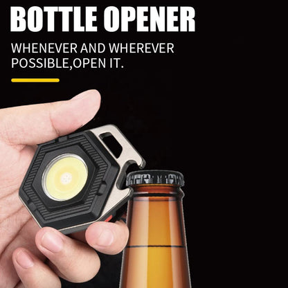 2 pcs Hexagon Mini flashlight for outdoor and self-defense use V888-ELOSUNG26590