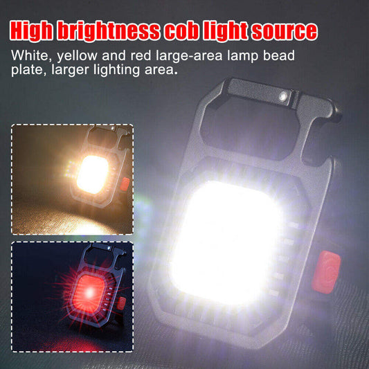 2 pcs Rectangle Mini flashlight for outdoor and self-defense use V888-ELOSUNG26591