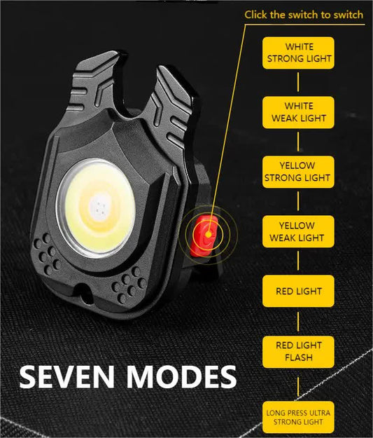 2 pcs Horn Mini flashlight for outdoor and self-defense use V888-ELOSUNG26593