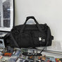 Black Unisex Travel Bag with Utility Buckles and Wet/Dry Compartments V888-ELOSUNG26599