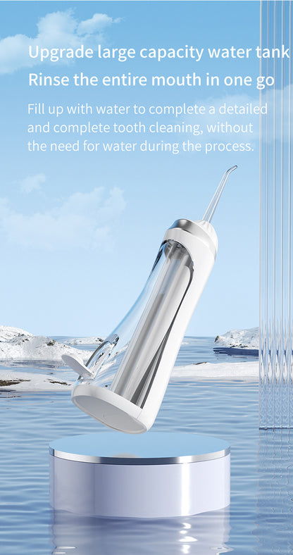 Pink Portable Ultrasonic Oral Irrigator with 3 Cleaning Modes Smart Teeth Cleaning Machine V888-ELOSUNG26609