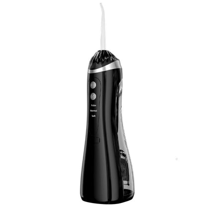 Black Portable Ultrasonic Oral Irrigator with 3 Cleaning Modes Smart Teeth Cleaning Machine V888-ELOSUNG26610