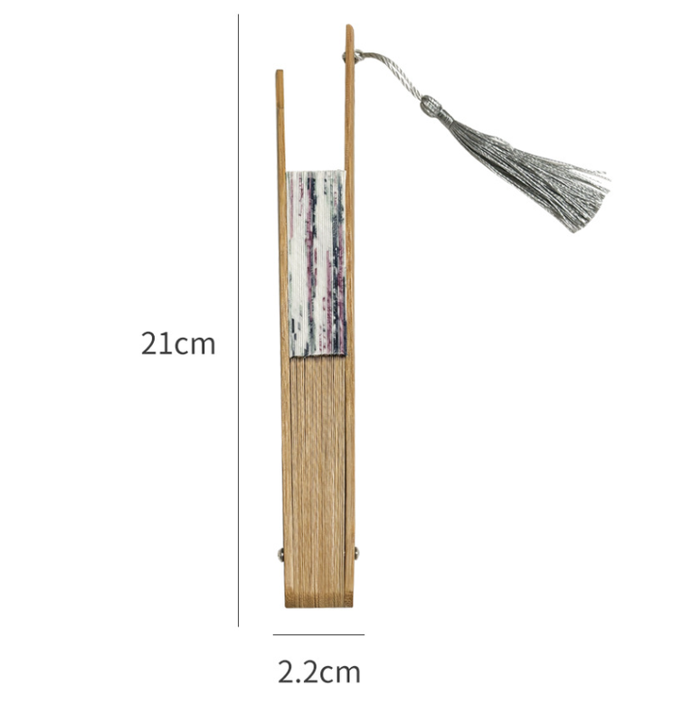 2 PCS Floral Bamboo Folding Hand Fan - Traditional Chinese Style Round Folding Design (Black background with V888-ELOSUNG26648