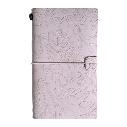 Purple 2-Pack Vintage Floral Embossed PU Leather Journals - 192 Pages Each V888-ELOSUNG26653