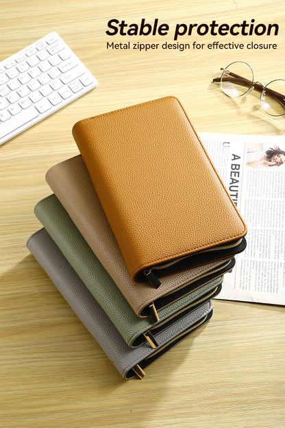 Beige PU Leather Zippered Photo Album - Holds 240 3 Prints" V888-ELOSUNG26657