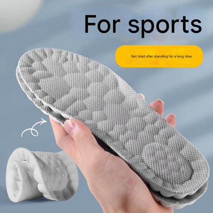 5 pcs 4D Cloud Technology Shoe Inserts - High Rebound, Super Soft, Breathable, Athletic Support (size : V888-ELOSUNG26676