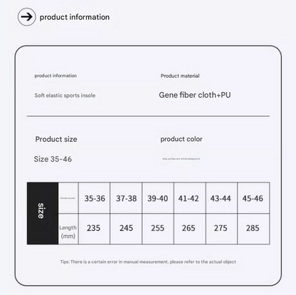 5 pcs 4D Cloud Technology Shoe Inserts - High Rebound, Super Soft, Breathable, Athletic Support (size : V888-ELOSUNG26677