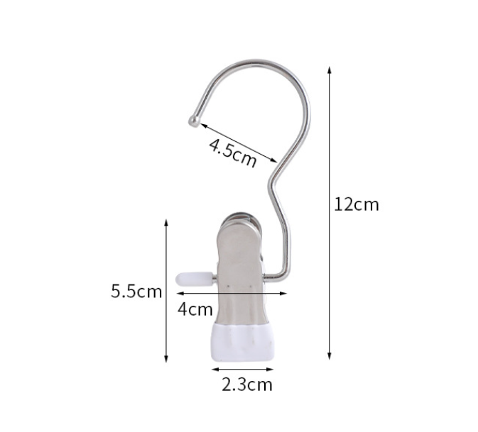 Light green Stainless Steel Hanging Clips (35 PCS) - Strong Grip for Pants, Hats, Socks, Laundry V888-ELOSUNG26683