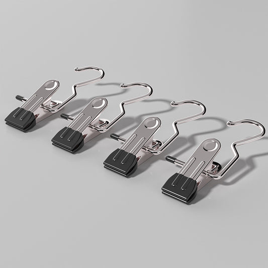 Black Stainless Steel Hanging Clips (35 PCS) - Strong Grip for Pants, Hats, Socks, Laundry V888-ELOSUNG26685
