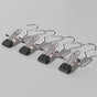 Black Stainless Steel Hanging Clips (35 PCS) - Strong Grip for Pants, Hats, Socks, Laundry V888-ELOSUNG26685