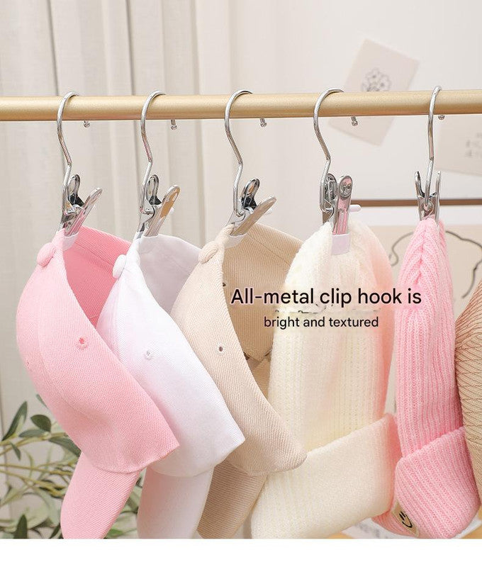 Blue Stainless Steel Hanging Clips (35 PCS) - Strong Grip for Pants, Hats, Socks, Laundry V888-ELOSUNG26687