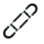 Blue Black Adjustable U-Shaped Arm Exerciser - For Home Fitness Strength Training (30kg) V888-ELOSUNG26690