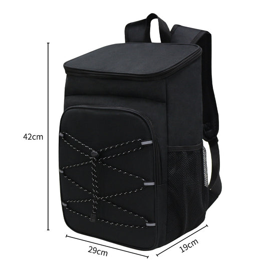 Black Large Insulated Cooler Backpack - Leakproof, Lightweight for Picnic, Beach, Camping V888-ELOSUNG26713