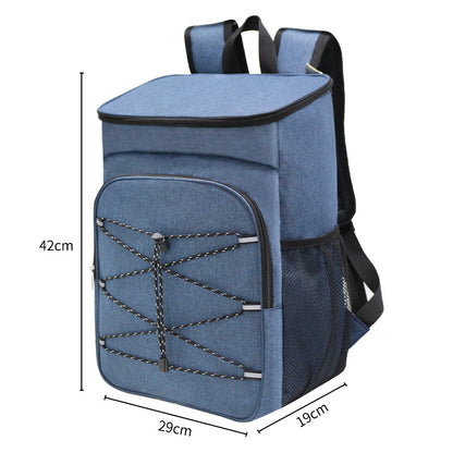 Blue Large Insulated Cooler Backpack - Leakproof, Lightweight for Picnic, Beach, Camping V888-ELOSUNG26714