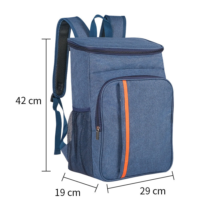Blue Leakproof Insulated Backpack Cooler - Durable Oxford Cloth, for Travel & Picnics V888-ELOSUNG26724