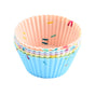 Style 1 Silicone Mini Cake Molds (30 Pack) - For Cupcakes, Desserts (6.5x6.5x3.2cm) V888-ELOSUNG26726