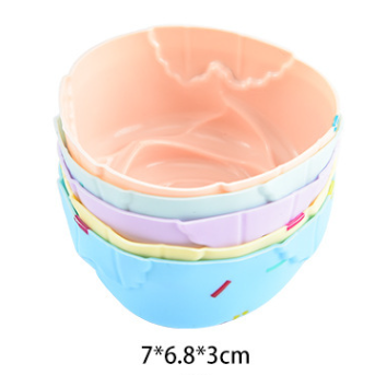 Style 5 Silicone Mini Cake Molds (30 Pack) - For Cupcakes, Desserts (7x6.8x3cm) V888-ELOSUNG26730