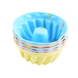 Style 9 Silicone Mini Cake Molds (30 Pack) - For Cupcakes, Desserts (6.5x6.5x3cm) V888-ELOSUNG26762