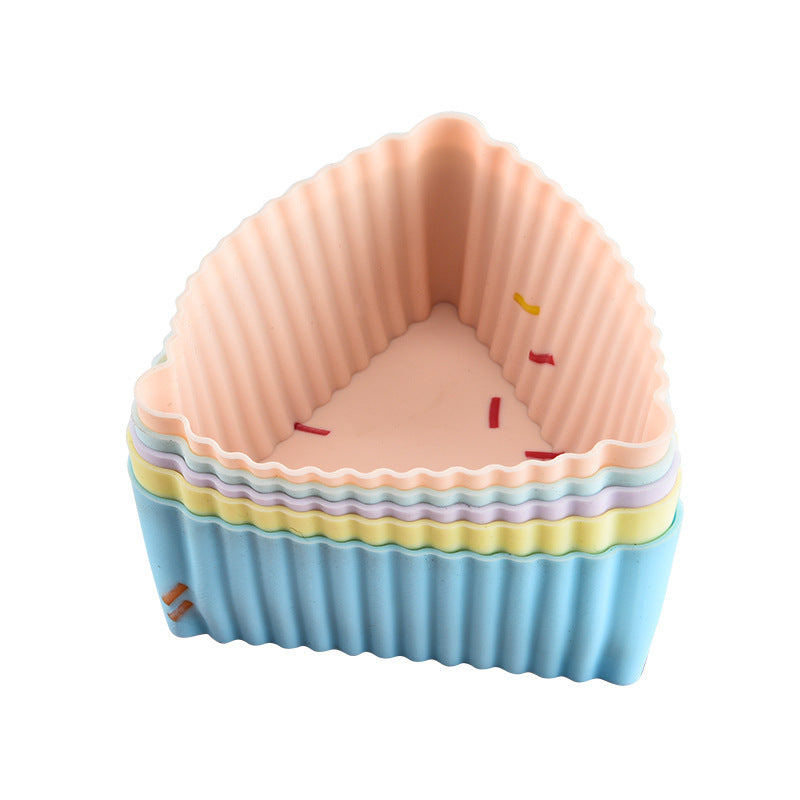 Style 10 Silicone Mini Cake Molds (30 Pack) - For Cupcakes, Desserts (6.7x6x3cm) V888-ELOSUNG26763