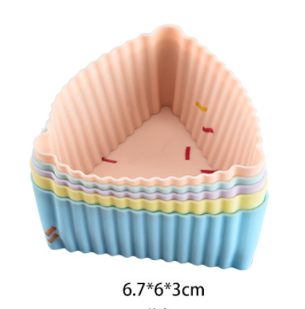 Style 10 Silicone Mini Cake Molds (30 Pack) - For Cupcakes, Desserts (6.7x6x3cm) V888-ELOSUNG26763