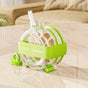 Green Portable Press-Release Ice Cube Maker Bottle - Makes 12 Cubes, Doubles as Bottle V888-ELOSUNG26779