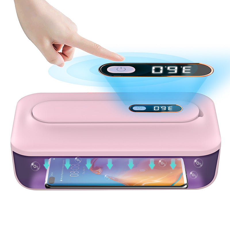 Pink 2-in-1 UV Sterilizer Box & Detachable Wand - For Phone, Jewelry, Masks V888-ELOSUNG26804