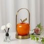Orange Decorative Apple Table Lamp - USB-C, 3 Light Modes, Metal Handle V888-ELOSUNG26842
