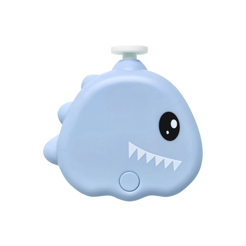 Blue Cute Dinosaur Electric Pet Nail Grinder - 3-Speed, Low Noise, USB-C for Dogs & Cats V888-ELOSUNG26852