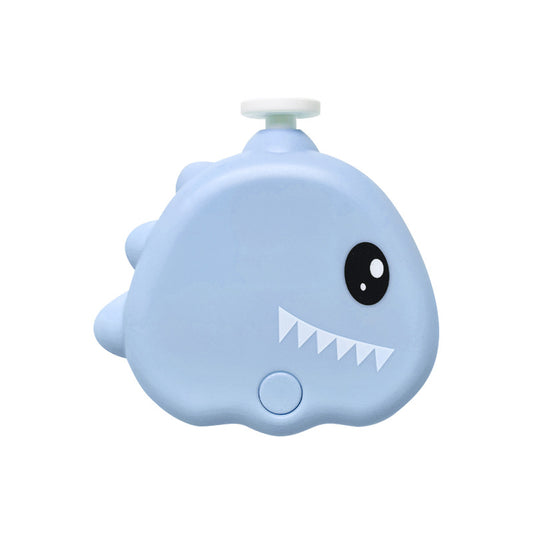 Blue Cute Dinosaur Electric Pet Nail Grinder - 3-Speed, Low Noise, USB-C for Dogs & Cats V888-ELOSUNG26852