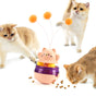Pink 3-in-1 Interactive Cat Toy - Tumbler, Treat Dispenser, Track & Teaser Ball V888-ELOSUNG26856