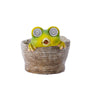 Frog Solar Light Planter - Resin Succulent Pot with Glowing Eyes (stone basin frog) V888-ELOSUNG26858