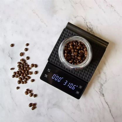 Digital Coffee Scale with Timer - 0.1g Precision, USB Rechargeable, Pour Over & Espresso V888-ELOSUNG26870