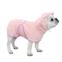 Pink Hooded Dog Bathrobe - Super Absorbent, Adjustable Fit, Cozy Pet Towel (Size : M) V888-ELOSUNG26883