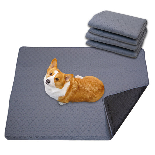 Reusable Pet Training Pads - 4-Layer Waterproof & Absorbent Mat Waterproof Non-Slip(Size : L-100cmx70cm) V888-ELOSUNG26896