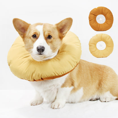 Yellow Adjustable Soft Elizabethan Collar for Pets - Comfortable Recovery Aid - M V888-ELOSUNG26899