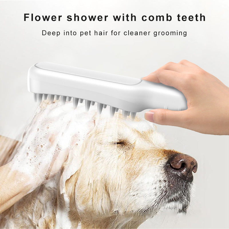 Handheld Pet Grooming Shower Sprayer - With Comb Teeth Hose & Adapters V888-ELOSUNG26903