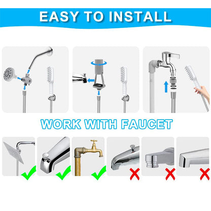 Handheld Pet Grooming Shower Sprayer - With Comb Teeth Hose & Adapters V888-ELOSUNG26903