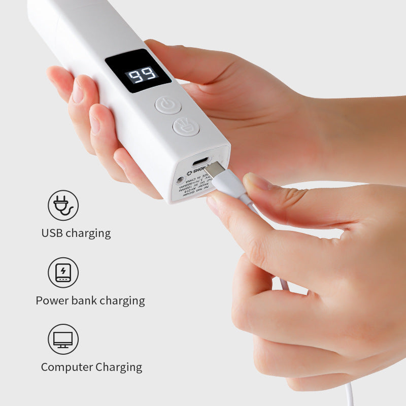 White Professional Pet Nail Grinder Kit - LCD, LED, Laser, for Dogs & Cats V888-ELOSUNG26904