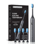Black Professional Sonic Toothbrush for Adults - 5 Modes, Smart Timer (4 brush heads) V888-ELOSUNG26984