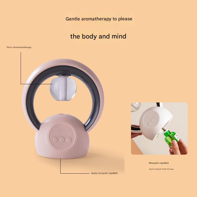 Pink Smart Mosquito Repeller & Humidifier - 3 Modes, Night Light, USB, Quiet Operation V888-ELOSUNG26996
