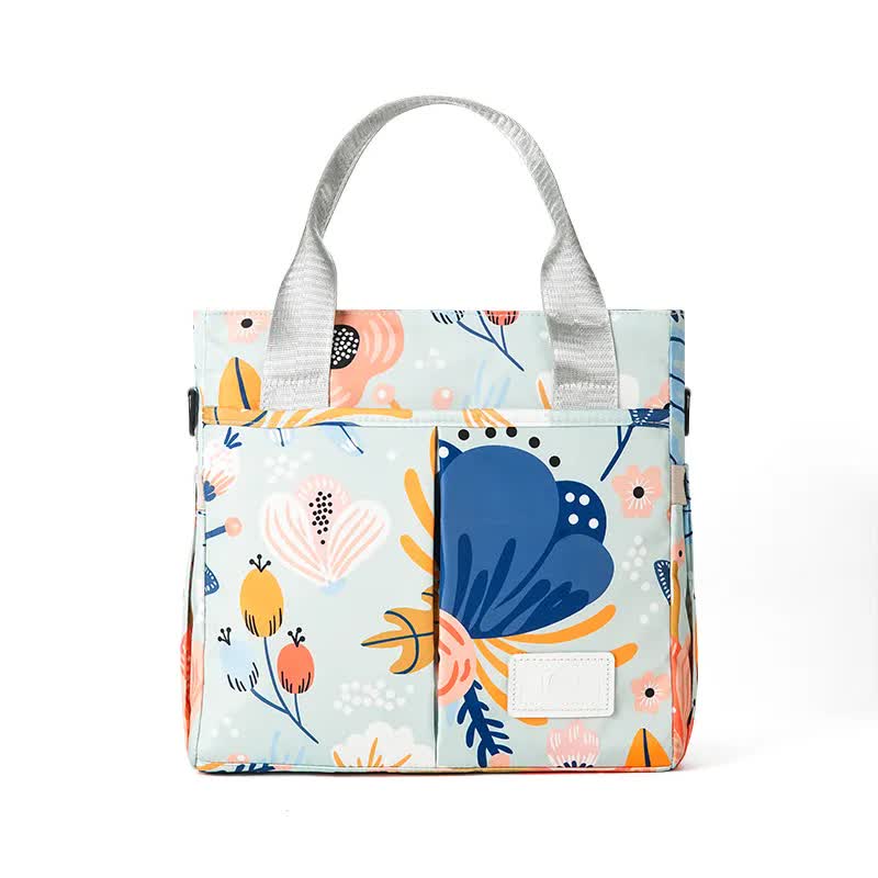 Colorful Versatile Nappy Bag Tote - Lightweight Diaper Bag with Insulated Pocket & Crossbody Strap V888-ELOSUNG27077