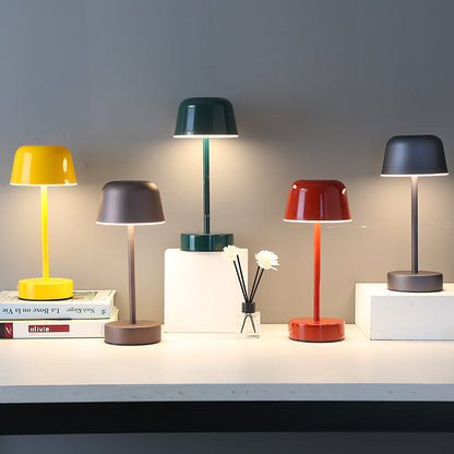 Red Modern Minimalist LED Table Lamp - Rechargeable Touch Control Desk Light V888-ELOSUNG27295