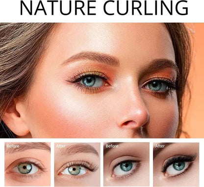 White USB-C Rechargeable Heated Eyelash Curler - Gentle Long-Lasting Lift with 2 Temperature Modes & Cute Cat V888-ELOSUNG27363