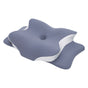 Blue and White Ergonomic Butterfly Memory Foam Pillow - Cervical Neck Support for Side, Back & Stomach V888-ELOSUNG27377