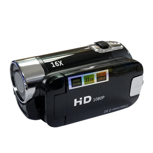 Black Capture Life's Moments: HD 1080P Digital Camcorder - 16MP Photos, 16X Digital Zoom, 2.7" LCD Screen V888-ELOSUNG27402