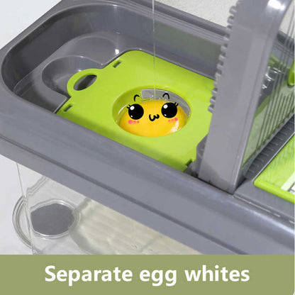 Green And Grey Ultimate 12-in-1 Multi-Functional Vegetable Slicer Dicer Chopper - Mandoline with Storage V888-ELOSUNG27407