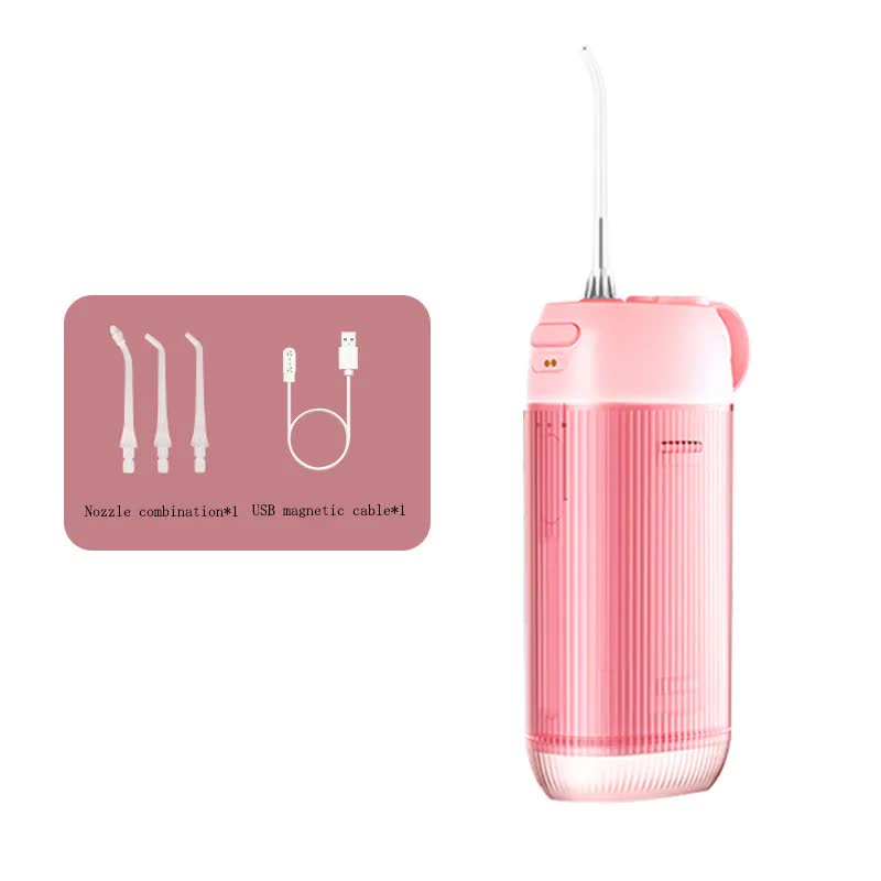 Pink Advanced Portable Water Flosser - USB Rechargeable Cordless Oral Irrigator, 3 Modes, IPX7 Waterproof for V888-ELOSUNG27439