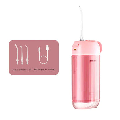 Pink Advanced Portable Water Flosser - USB Rechargeable Cordless Oral Irrigator, 3 Modes, IPX7 Waterproof for V888-ELOSUNG27439