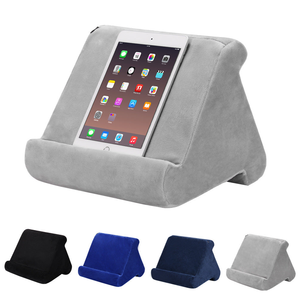 Purple Soft Multi-Angle Tablet Pillow Stand - Comfy Reading & Viewing Holder for iPads, Books, eReaders V888-ELOSUNG27497