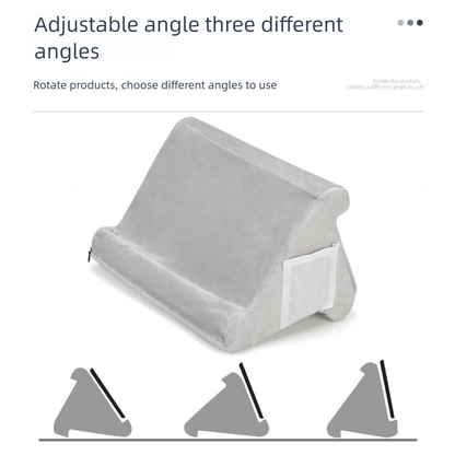 Purple Soft Multi-Angle Tablet Pillow Stand - Comfy Reading & Viewing Holder for iPads, Books, eReaders V888-ELOSUNG27497